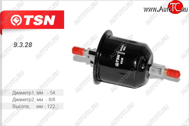 559 р. Фильтр топливный ТаГАЗ TSN Hyundai Accent 2 LC седан дорестайлинг (ТагАЗ) (1999-2012)  с доставкой в г. Керчь