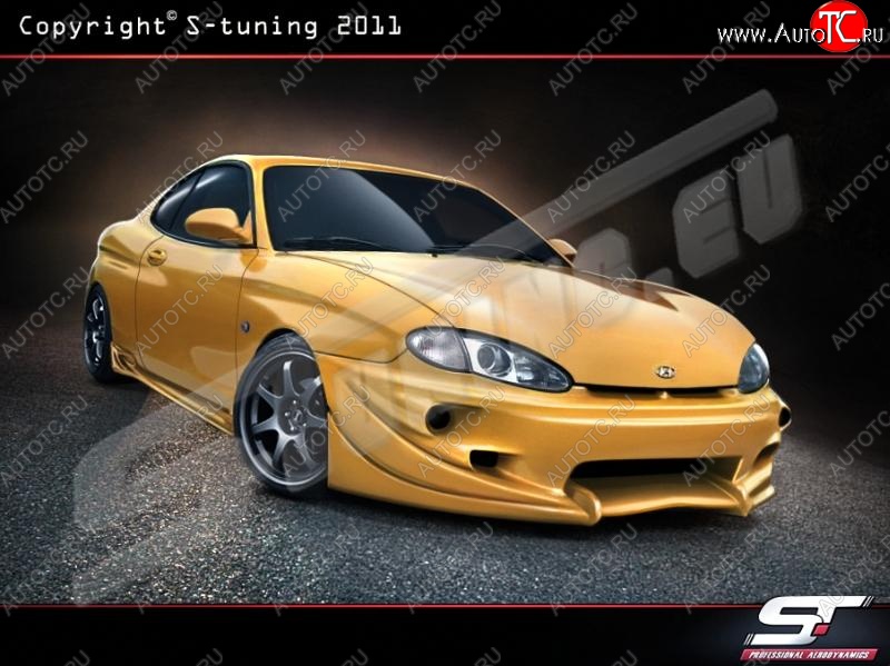 16 299 р. Пороги накладки Velside Hyundai Coupe (2002-2008)  с доставкой в г. Керчь