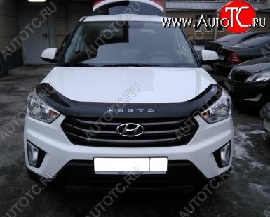 999 р. Дефлектор капота Russtal Hyundai Creta GS дорестайлинг (2015-2019)  с доставкой в г. Керчь