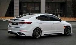 5 999 р. Накладка на задний бампер AD Zest Style Hyundai Elantra AD дорестайлинг (2016-2019) (Неокрашенная)  с доставкой в г. Керчь. Увеличить фотографию 4