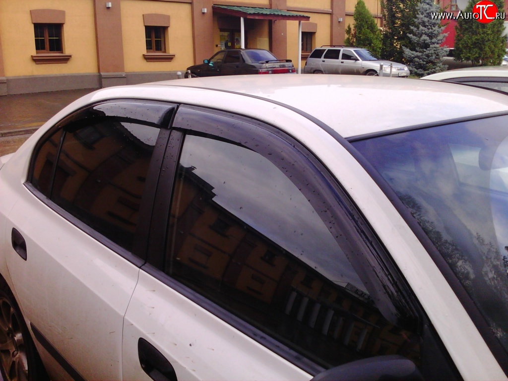 999 р. Комплект дефлекторов окон (ветровиков) 4 шт. (седан) Russtal Hyundai Elantra XD седан дорестайлинг (2000-2003)  с доставкой в г. Керчь