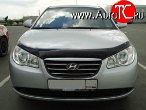 2 204 р. Дефлектор капота NovLine Hyundai Elantra HD (2006-2011)  с доставкой в г. Керчь