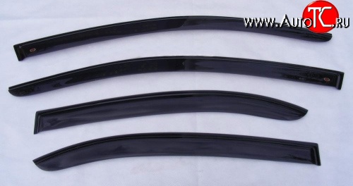 611 р. Комплект дефлекторов окон (ветровиков) 4 шт. (седан) Novline Hyundai Elantra HD (2006-2011)  с доставкой в г. Керчь