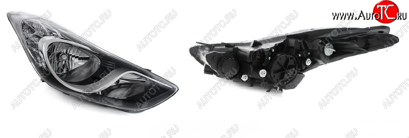 3 249 р. Фара BRIGHTROAD (с мех. корректором, правая) Hyundai Elantra MD дорестайлинг (2010-2013)  с доставкой в г. Керчь