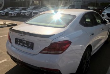 7 949 р. Спойлер на багажник АвтоКрат Hyundai Genesis DH седан рестайлинг (2014-2017) (Неокрашенный)  с доставкой в г. Керчь. Увеличить фотографию 2