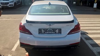 7 949 р. Спойлер на багажник АвтоКрат Hyundai Genesis DH седан рестайлинг (2014-2017) (Неокрашенный)  с доставкой в г. Керчь. Увеличить фотографию 5