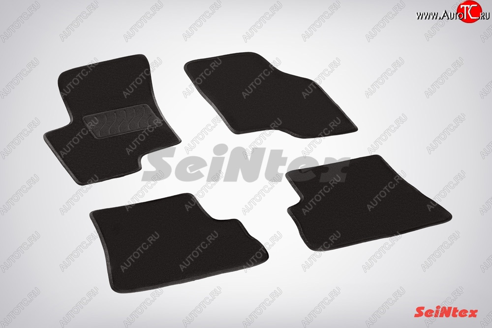 2 899 р. Износостойкие коврики в салон SeiNtex Premium LUX 4 шт. (ворсовые) Hyundai Getz TB хэтчбэк 5 дв. дорестайлинг (2002-2005)  с доставкой в г. Керчь