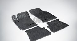 Износостойкие коврики в салон с рисунком Сетка SeiNtex Premium 4 шт. (резина) Hyundai Getz  TB (2002-2010) хэтчбэк 5 дв. дорестайлинг, хэтчбэк 5 дв. рестайлинг