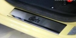 Комплект накладок на порожки автомобиля (5D) Novline Hyundai Getz  TB (2002-2010) хэтчбэк 5 дв. дорестайлинг, хэтчбэк 5 дв. рестайлинг
