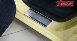 2 159 р. Накладки на внутренние пороги Souz-96  Hyundai Getz  TB (2002-2010) хэтчбэк 5 дв. дорестайлинг, хэтчбэк 5 дв. рестайлинг  с доставкой в г. Керчь. Увеличить фотографию 2