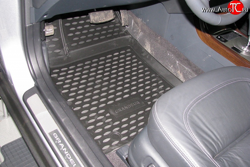 4 999 р. Коврики в салон Element 4 шт. (полиуретан) Hyundai Grandeur TG дорестайлинг (2005-2009)  с доставкой в г. Керчь