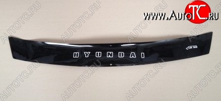 999 р. Дефлектор капота Russtal (короткий) Hyundai i20 PB хэтчбэк дорестайлинг (2008-2012)  с доставкой в г. Керчь