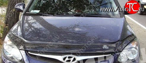 999 р. Дефлектор капота Russtal Hyundai I30 FD универсал дорестайлинг (2007-2010)  с доставкой в г. Керчь