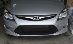 1 469 р. Сетка на бампер Russtal (черная) Hyundai I30 FD хэтчбэк 5 дв. рестайлинг (2010-2012)  с доставкой в г. Керчь. Увеличить фотографию 4