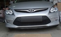1 469 р. Сетка на бампер Russtal (черная) Hyundai I30 FD хэтчбэк 5 дв. рестайлинг (2010-2012)  с доставкой в г. Керчь. Увеличить фотографию 5