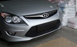 1 469 р. Сетка на бампер Russtal (черная) Hyundai I30 FD хэтчбэк 5 дв. рестайлинг (2010-2012)  с доставкой в г. Керчь. Увеличить фотографию 7