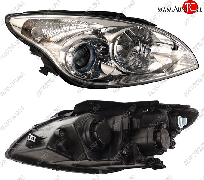 7 399 р. Правая передняя фара SAT Hyundai I30 FD хэтчбек дорестайлинг (2007-2010)  с доставкой в г. Керчь