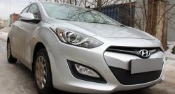 1 839 р. Сетка на бампер Russtal (черная) Hyundai I30 2 GD дорестайлинг, хэтчбэк 5 дв. (2011-2015)  с доставкой в г. Керчь. Увеличить фотографию 7