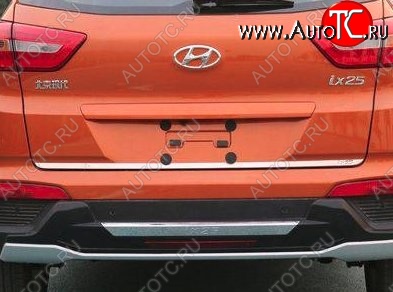 4 749 р. Накладка на крышку багажника СТ Hyundai IX25 GS дорестайлинг (2014-2017)  с доставкой в г. Керчь