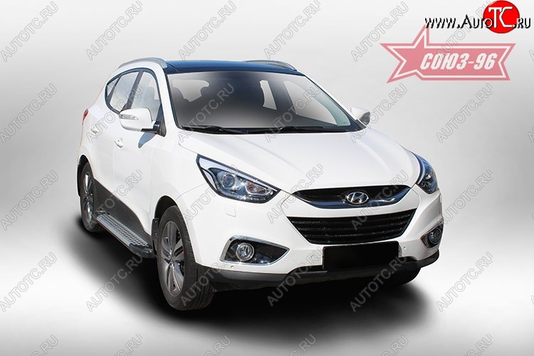 8 549 р. Пороги Souz-96 Hyundai IX35 LM дорестайлинг (2009-2013)  с доставкой в г. Керчь