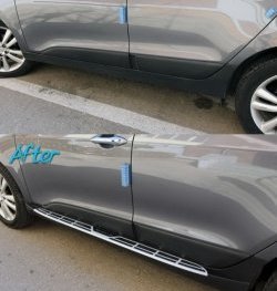 12 049 р. Пороги Original Design Style Hyundai IX35 LM дорестайлинг (2009-2013)  с доставкой в г. Керчь. Увеличить фотографию 3