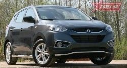 11 339 р. Защита переднего бампера одинарная Souz-96 (d42) Hyundai IX35 LM рестайлинг (2013-2018)  с доставкой в г. Керчь. Увеличить фотографию 2