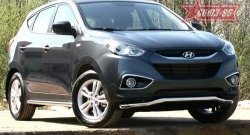 1 052 р. Защита переднего бампера одинарная Souz-96 (d60) Hyundai IX35 LM рестайлинг (2013-2018)  с доставкой в г. Керчь. Увеличить фотографию 2