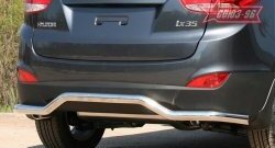9 719 р. Защита заднего бампера Souz-96 (d60) Hyundai IX35 LM рестайлинг (2013-2018)  с доставкой в г. Керчь. Увеличить фотографию 2