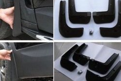3 649 р. Комплект брызговиков Original Design Hyundai IX45 (2013-2025)  с доставкой в г. Керчь. Увеличить фотографию 2