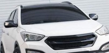 7 949 р. Решетка радиатора ROADRUNS DESIGN Hyundai Santa Fe DM дорестайлинг (2012-2016) (без сетки, Неокрашенная)  с доставкой в г. Керчь. Увеличить фотографию 2