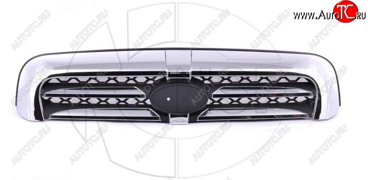 2 099 р. Решетка радиатора NSP (матовая). Hyundai Santa Fe SM (2000-2012) (Неокрашенная)  с доставкой в г. Керчь