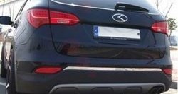 3 149 р. Накладка на нижнюю часть заднего стекла СТ Hyundai Santa Fe DM дорестайлинг (2012-2016)  с доставкой в г. Керчь. Увеличить фотографию 3