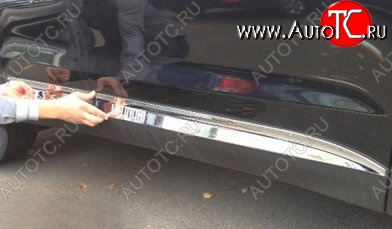 11 449 р. Молдинги CT Hyundai Santa Fe DM дорестайлинг (2012-2016) (Неокрашенные)  с доставкой в г. Керчь