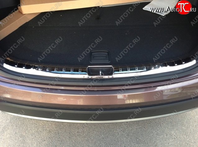 8 049 р. Металлический порожек в багажник автомобиля СТ Hyundai Santa Fe DM дорестайлинг (2012-2016)  с доставкой в г. Керчь