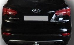 7 999 р. Фаркоп Лидер Плюс  Hyundai Santa Fe  DM (2012-2016) дорестайлинг (Без электропакета)  с доставкой в г. Керчь. Увеличить фотографию 3
