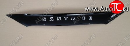999 р. Дефлектор капота Russtal (короткий) Hyundai Santa Fe CM дорестайлинг (2006-2009)  с доставкой в г. Керчь