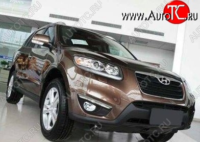 13 299 р. Дневные ходовые огни СТ Hyundai Santa Fe CM рестайлинг (2009-2012)  с доставкой в г. Керчь