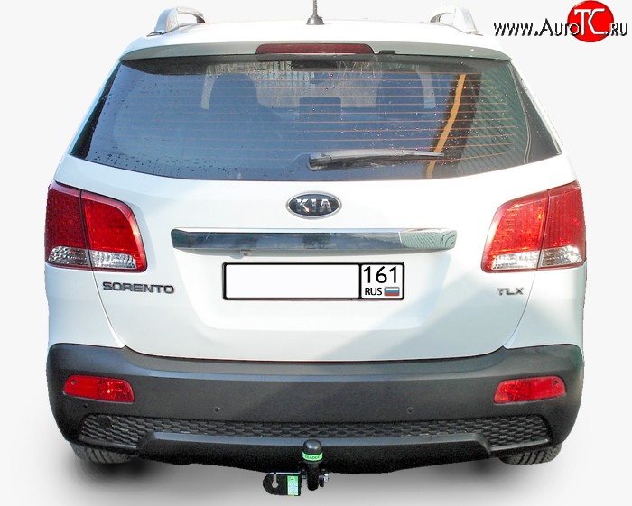 9 249 р. Фаркоп Лидер Плюс Hyundai Santa Fe CM дорестайлинг (2006-2009) (Без электропакета)  с доставкой в г. Керчь