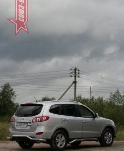 11 159 р. Защита заднего бампера Souz-96 (d60) Hyundai Santa Fe CM рестайлинг (2009-2012)  с доставкой в г. Керчь. Увеличить фотографию 2