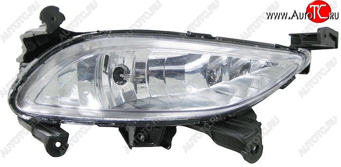 1 099 р. Правая противотуманная фара SAT  Hyundai Santa Fe  CM (2009-2012) рестайлинг  с доставкой в г. Керчь