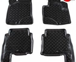 Комплект ковриков в салон Aileron 4 шт. (полиуретан) Hyundai Santa Fe  CM (2009-2012) рестайлинг