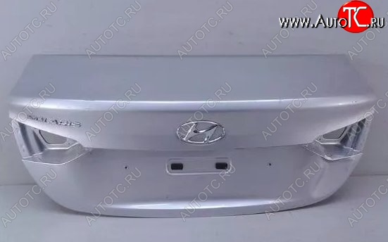 46 999 р. Крышка багажника металлическая Стандартная Hyundai Solaris HCR седан дорестайлинг (2017-2020) (Неокрашенная)  с доставкой в г. Керчь