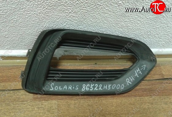 1 959 р. Рамка противотуманной фары Стандарт (правая) Hyundai Solaris HCR седан дорестайлинг (2017-2020)  с доставкой в г. Керчь