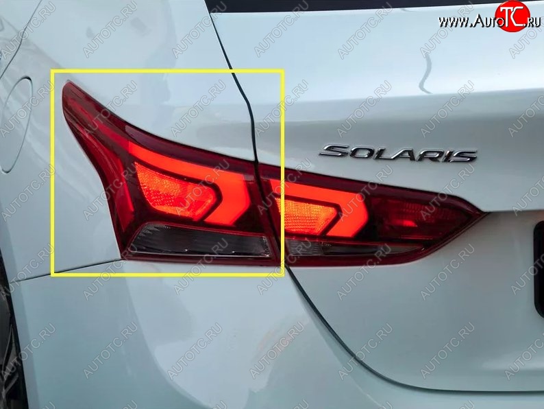 20 399 р. Фара задняя левая Стандартная (светодиодная) Hyundai Solaris HCR седан дорестайлинг (2017-2020)  с доставкой в г. Керчь