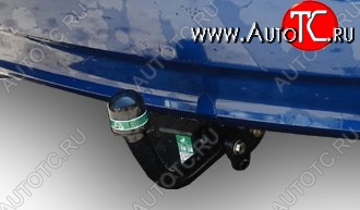 5 789 р. Фаркоп Лидер Плюс (с быстросъёмным шаром) Hyundai Solaris HCR седан рестайлинг (2020-2022) (Без электропакета)  с доставкой в г. Керчь