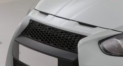 13 499 р. Передний бампер Lexus Style  Hyundai Solaris  RBr (2010-2014) седан дорестайлинг, хэтчбэк дорестайлинг (Неокрашенный)  с доставкой в г. Керчь. Увеличить фотографию 4