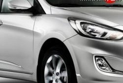 Переднее правое крыло Стандартное Hyundai Solaris RBr седан дорестайлинг (2010-2014) (Окрашенное)
