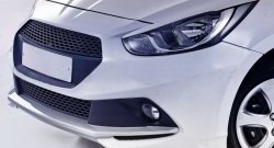 13 499 р. Передний бампер Sport  Hyundai Solaris  RBr (2010-2014) седан дорестайлинг, хэтчбэк дорестайлинг (Неокрашенный)  с доставкой в г. Керчь. Увеличить фотографию 5