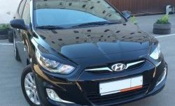 Реснички на фары Sniper Hyundai Solaris  RBr (2010-2014) седан дорестайлинг, хэтчбэк дорестайлинг