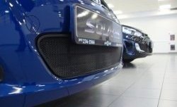 1 469 р. Сетка на бампер Russtal (черная) Hyundai Solaris RBr седан дорестайлинг (2010-2014)  с доставкой в г. Керчь. Увеличить фотографию 3